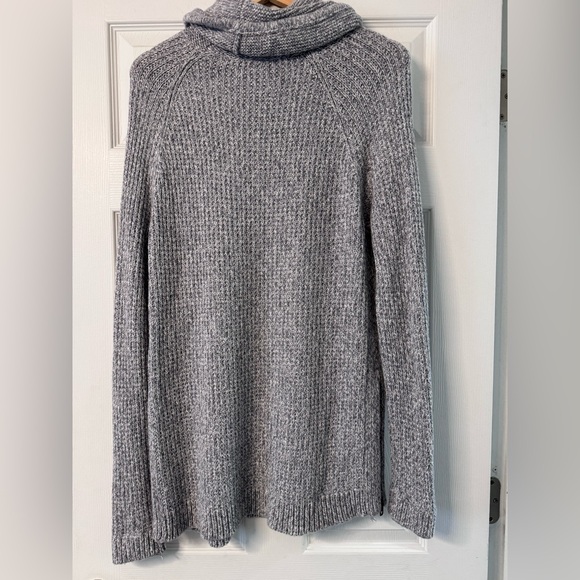 Athleta Heather Gray Cowl Neck Sweater - Picture 6 of 7